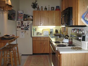 Kitchen Area - View Top of Loaf from Kitchen window