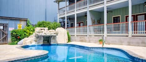 Beautiful swimming pool to soak up the summer sun