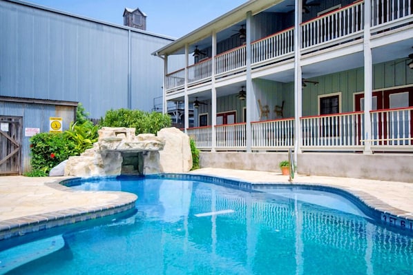 Beautiful swimming pool to soak up the summer sun