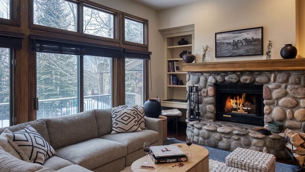 Cozy Fireplace
