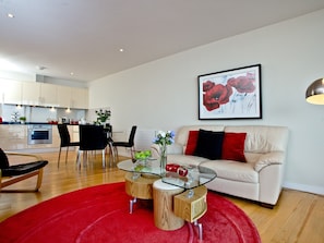 Light and airy open-plan living space | Apartment 50, Westward Ho!