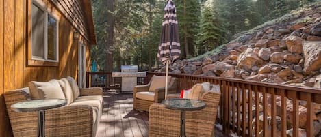 Back Deck with Gas BBQ