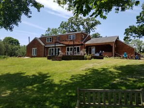 The back of the house