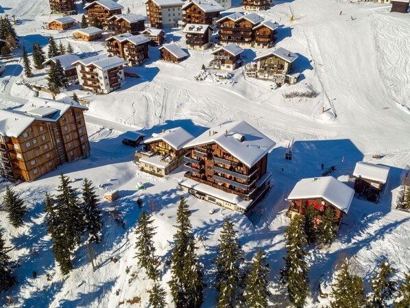 Property, Snow, Building, House, Slope, World, Urban Design, Freezing, Tree, Landscape