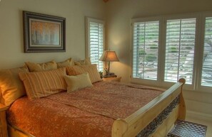 Main floor master suite with steam shower