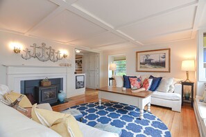 The living room.
