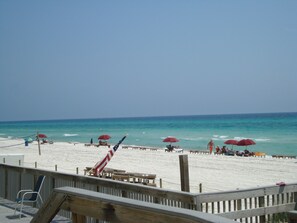 Daytime view of the beach