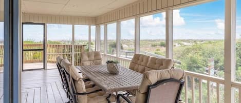 Sea Gull Ocean Villa Stunning views of the ocean from the screened porch