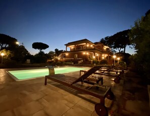 Villa by night