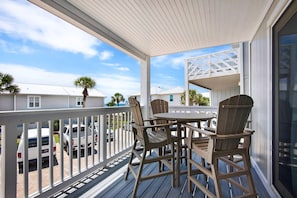 Enjoy the salty air, and coastal breezes while you dine!