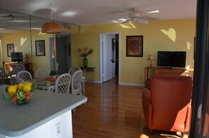Harwood floors just added in living room and both bedrooms!