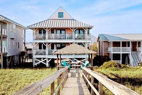 LegaSea is a great vacation home for a large group but has a floor plan that provides a lot of privacy