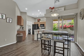 Spacious Dining Area and Kitchen