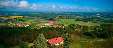 Holiday house Podhamer resort. Bird's-eye view.