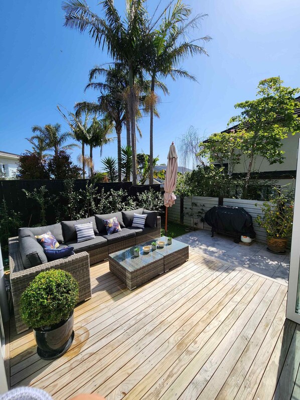Deck and BBQ