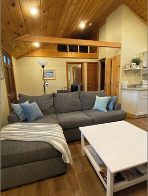 Living Room with Loft