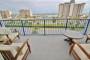 Ocean view from balcony