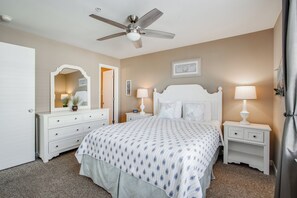 Master bedroom with bathroom