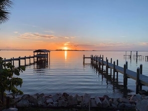 Sunrise from the back deck