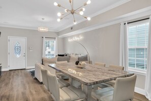 Lovely dining area!