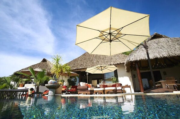 Infinity pool off main living deck