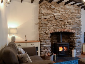 Lovely and comfortable living room | Noddfa Cottage, Llanfairtalhaiarn, near Abergele