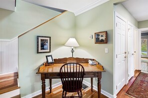 Workspace provided on the main floor