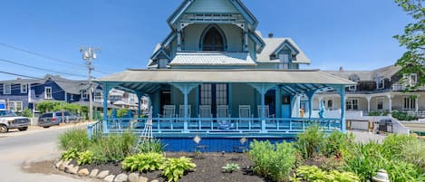 Front Porch and Garden View