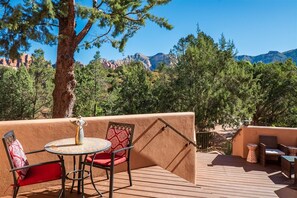 Soak up the sun and the Sedona views from your private patio with outdoor seating and a BBQ grill