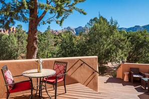 Soak up the sun and the Sedona views from your private patio with outdoor seating and a BBQ grill