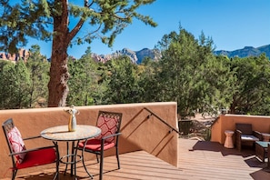 Soak up the sun and the Sedona views from your private patio with outdoor seating and a BBQ grill