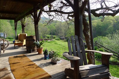 Entire house on a remote sheep farm that is safe and clean.  Tended for 45 years