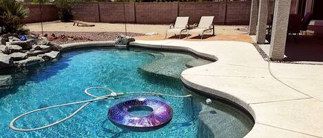 Pool view standing on the East end.