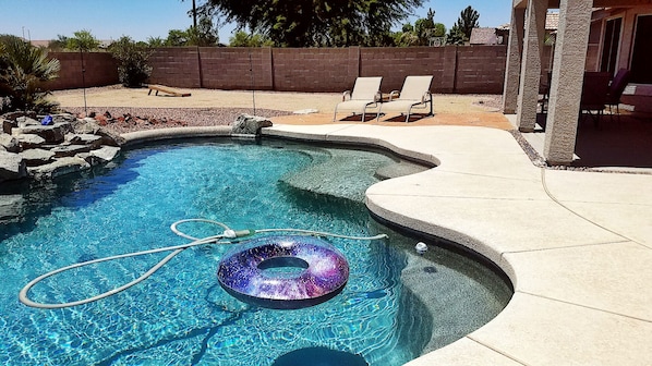 Pool view standing on the East end.