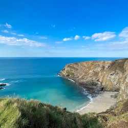 There are many secret secluded beaches all along the Cornish coast