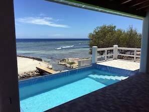 View the Caribbean from your private pool!