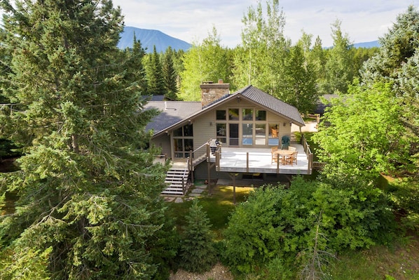 West Glacier Vacation Rental | 4BR | 3.5BA | 2,924 Sq Ft | Stairs to Access