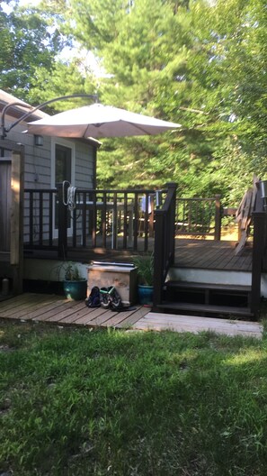 Deck off second bedroom