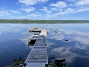 New dock and electric boatlift 