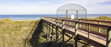 Vue sur la plage/l’océan