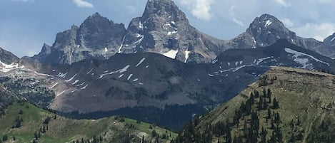 Enjoy the majestic views of the Grand Tetons!