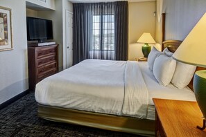 Drift to sleep in a comfortable bed after a wonderful day outside.