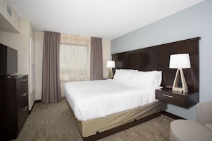 Drift to sleep in a comfortable bed after a wonderful day outside.