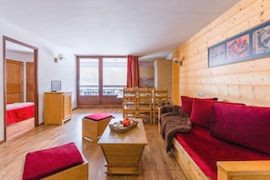Sink into the comfortable sofas in the living area, and hire a TV from the residence for an additional charge (may only have French channels).