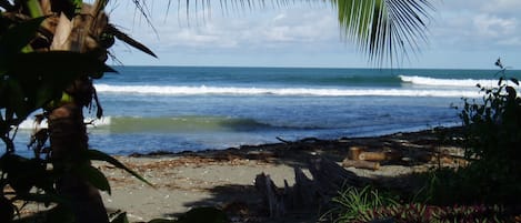 Waves in front of the property