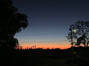 Beautiful sunrise from the front porch