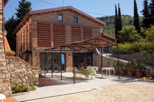 Studio apartment in Tuscan barn, on the left hand side 