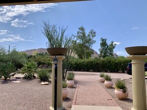 Front entrance looking south west towards Camelback Mountain