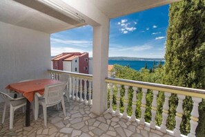Blick vom Balkon
