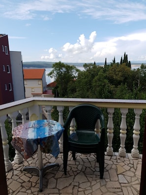Blick vom Balkon